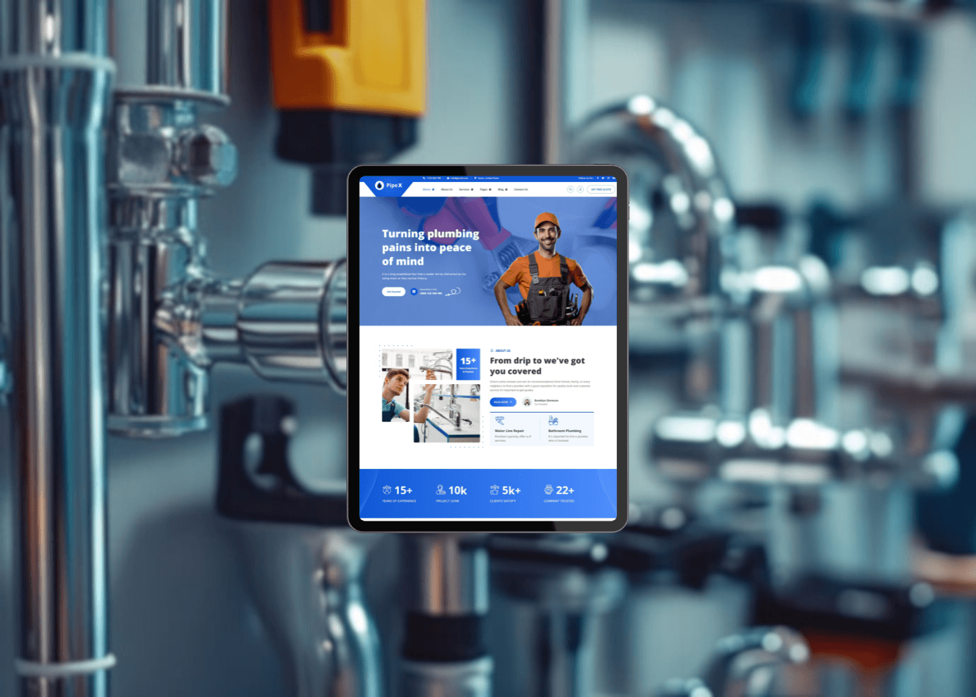 Plumbing Website Preview