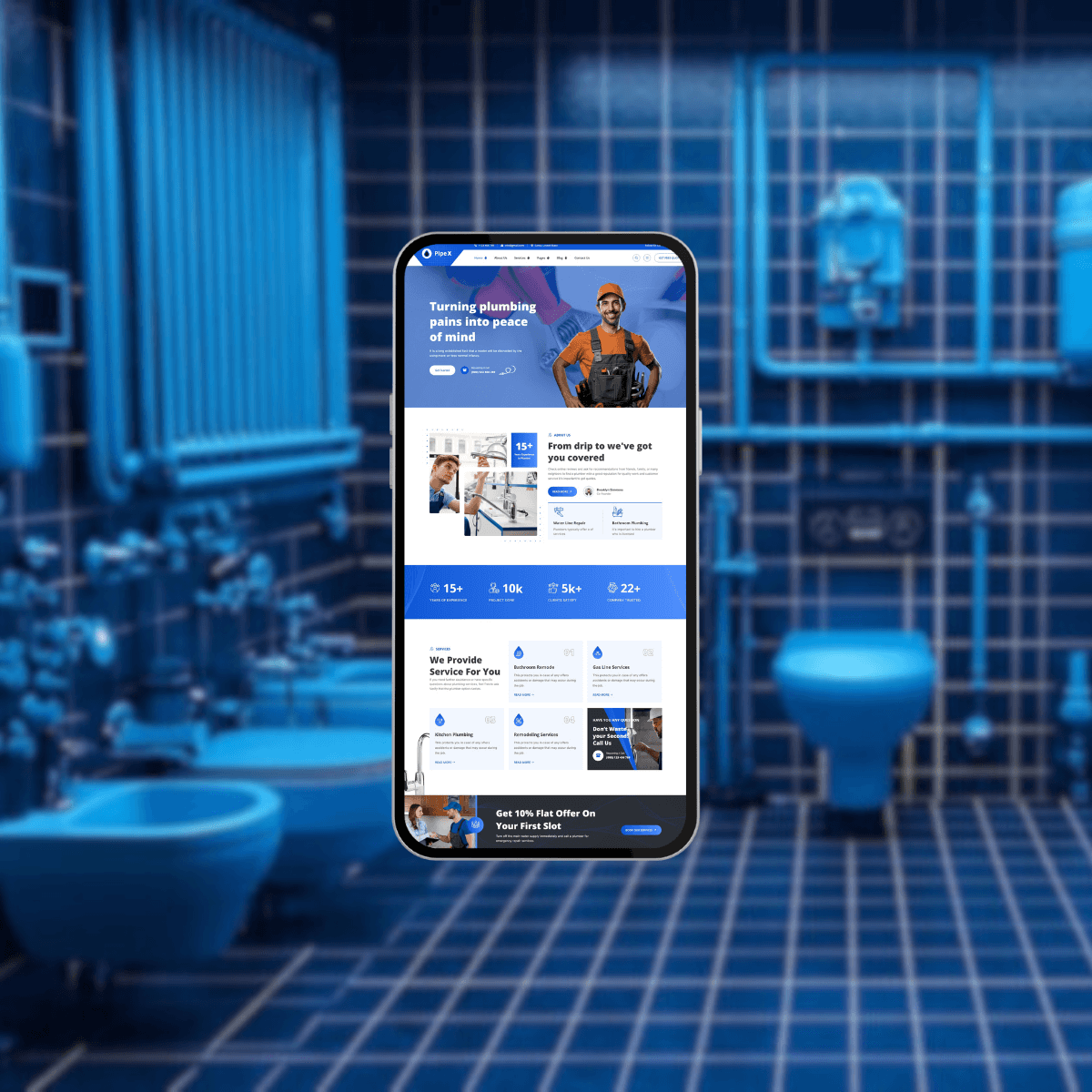 Plumbing Website Preview