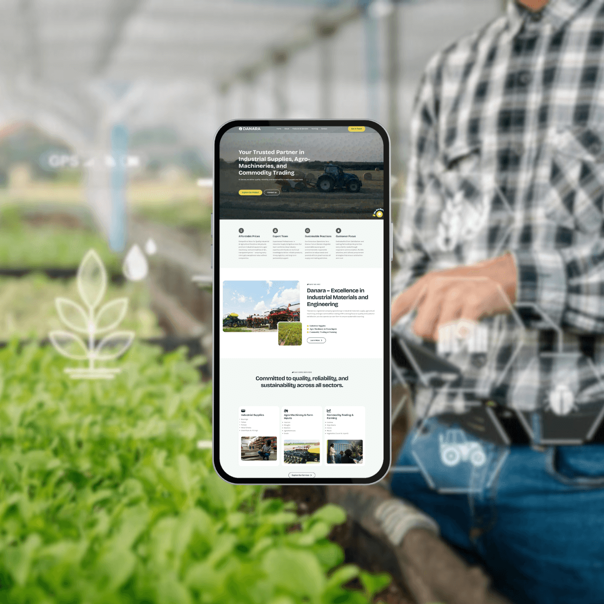 AgroTech Website Preview