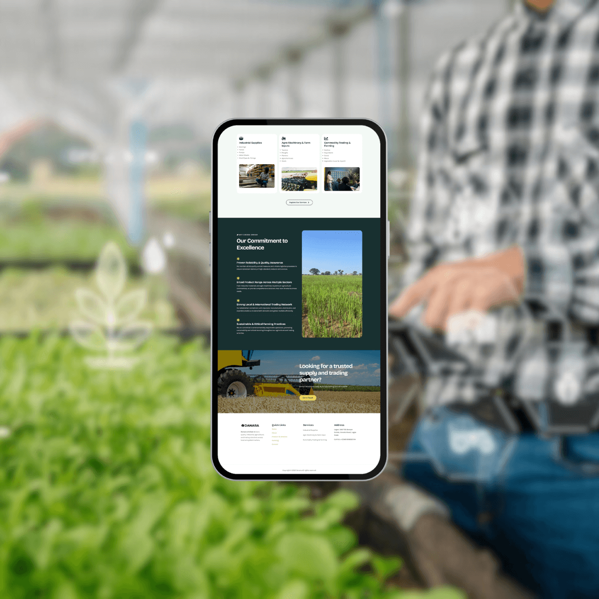 AgroTech Website Preview