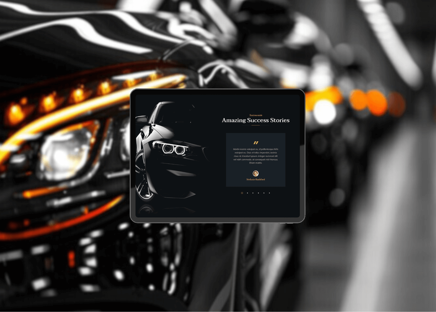 Auto Dealer Website Preview